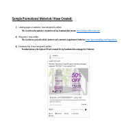 Sample Social Media Promotional Materials