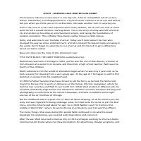 Simple-text script - Business Case: Walter Elias Disney