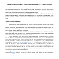 The Untold Truth About Jewish Wealth