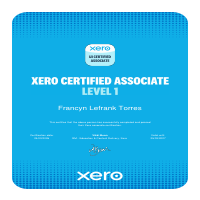 Xero Associate Certificate