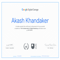 Google Digital Garage certification