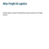 Corporate Presentation Deck for Atlas Logistics