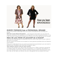 HAVE YOU BEE BRANDED