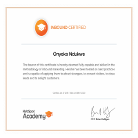 HubSpot Inbound Marketing Certification