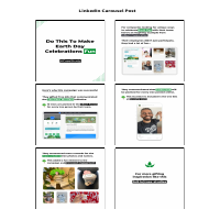 LinkedIn Carousel Post Design