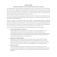 Red Alert - Press Release - Uncertified Companies