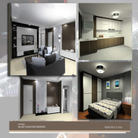 Perspectives, rendered elevations and mood imagery, details