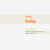 Writing Portfolio