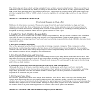 Three Pet Article Samples