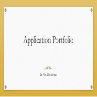 Web App portfolio