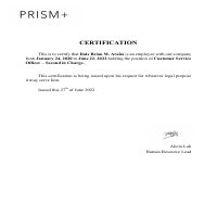 PRISM+ COE