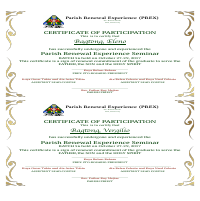 Sample Certificate Portfolio