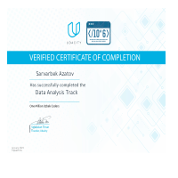 Data Analysis Track Certificate