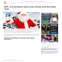 EPL xmas