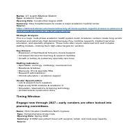 Academic Medical Expansion Intelligence Report