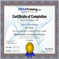 HIPAA Certification 