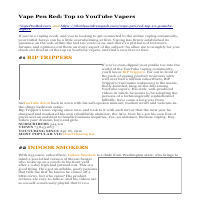 Vape Pen Red: The Top 10 YouTube Vapers
