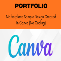 Marketplace Sample Design Created in Canva (No Coding)
