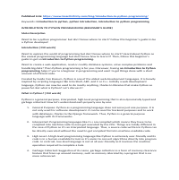 INTRODUCTION TO PYTHON PROGRAMMING (BEGINNER’S GUIDE)