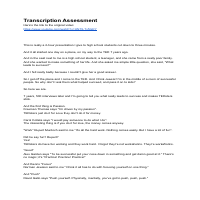 Transcription