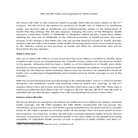 Technical Paper on UHC Bill