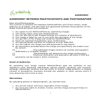 Contract for Photographers