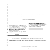 Answer to Plaintiff Complaint