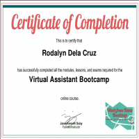 Virtual Assistant Certificate