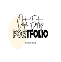 Data Entry Portfolio - Mariana