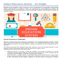 Indian Education System 