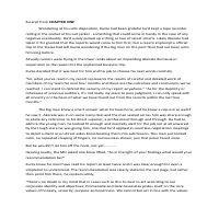 Excerpt from novel
