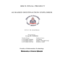 AI-Based Destination Explorer