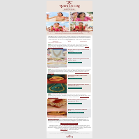 Email content and design for Tanishq collection.