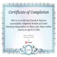 Infographic Certificate