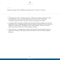 Research: Upcoming gay rights supreme court cases