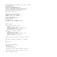 Cisco Aironet 1600 series Access Point config