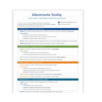 Non - Voice Customer Support Portfolio -Chat ,Email & CRM