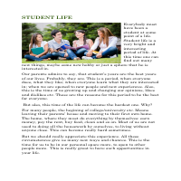 An article created exceptionally for portfolio usage 