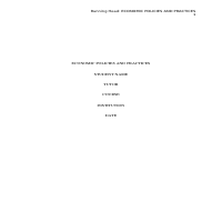 Giving ideas on the economic policies