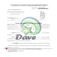 Sample page from Private Document