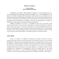 Bidlisiw Foundation (A Case Study)