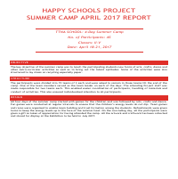Report Writing Sample 1