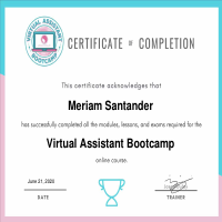 Virtual Assistant Certificate