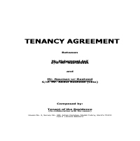 Tenancy Agreement