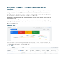 Google Meta Ads Campaigns 400% ROAS