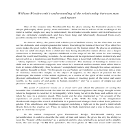 Essay on William Wordsworth