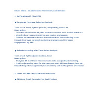 Combinesd lti skilled Portfolio D