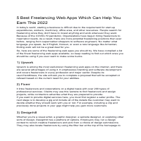 5 best freelancing web apps 