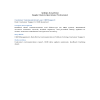 Customer Communication Log / CRM Support