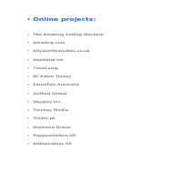 My online work 